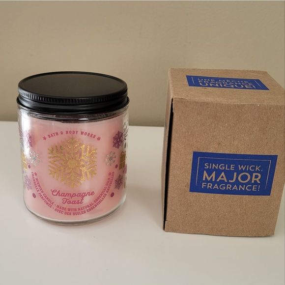 Bath & Body Works Other - Bath & Body Works Champagne Toast Single Wick Candle
